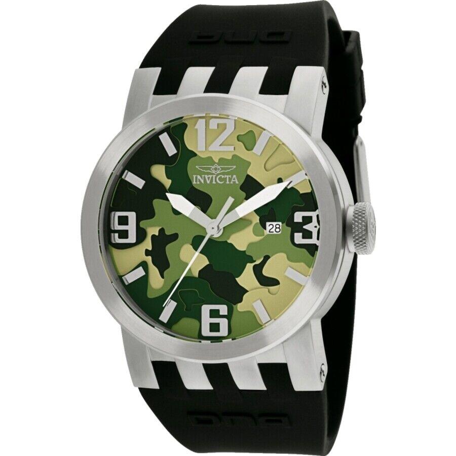 Invicta Dna Quartz Date Green Dial Men`s Watch 10453