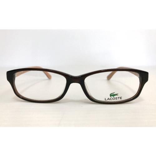 Lacoste L2695 210 54mm Ladies Brown Eyeglasses Ophthalmic Rx Frame