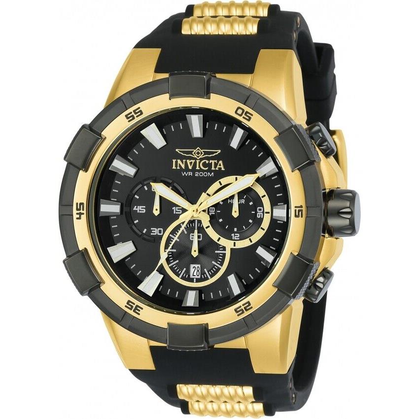 Invicta Aviator Chronograph Quartz Black Dial Men`s Watch 23693