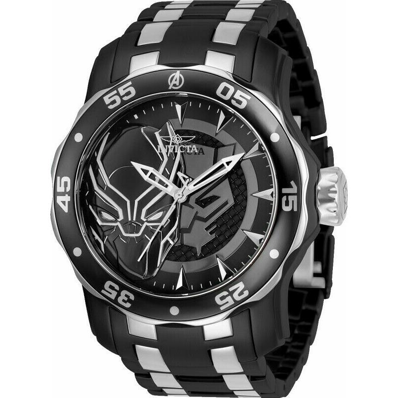 Invicta Marvel Black Panther Pro Diver Scuba Stainless Steel 48mm LE Watch