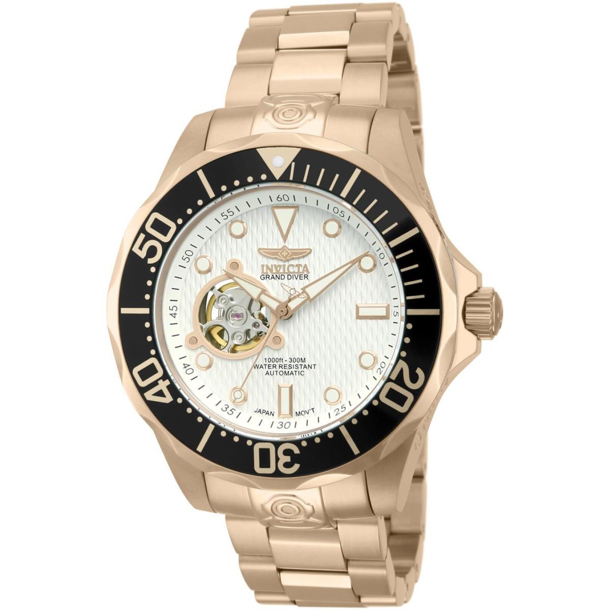 Invicta Men`s 13712 Pro Diver 18k Rose Gold Ion-plated Automatic Watch