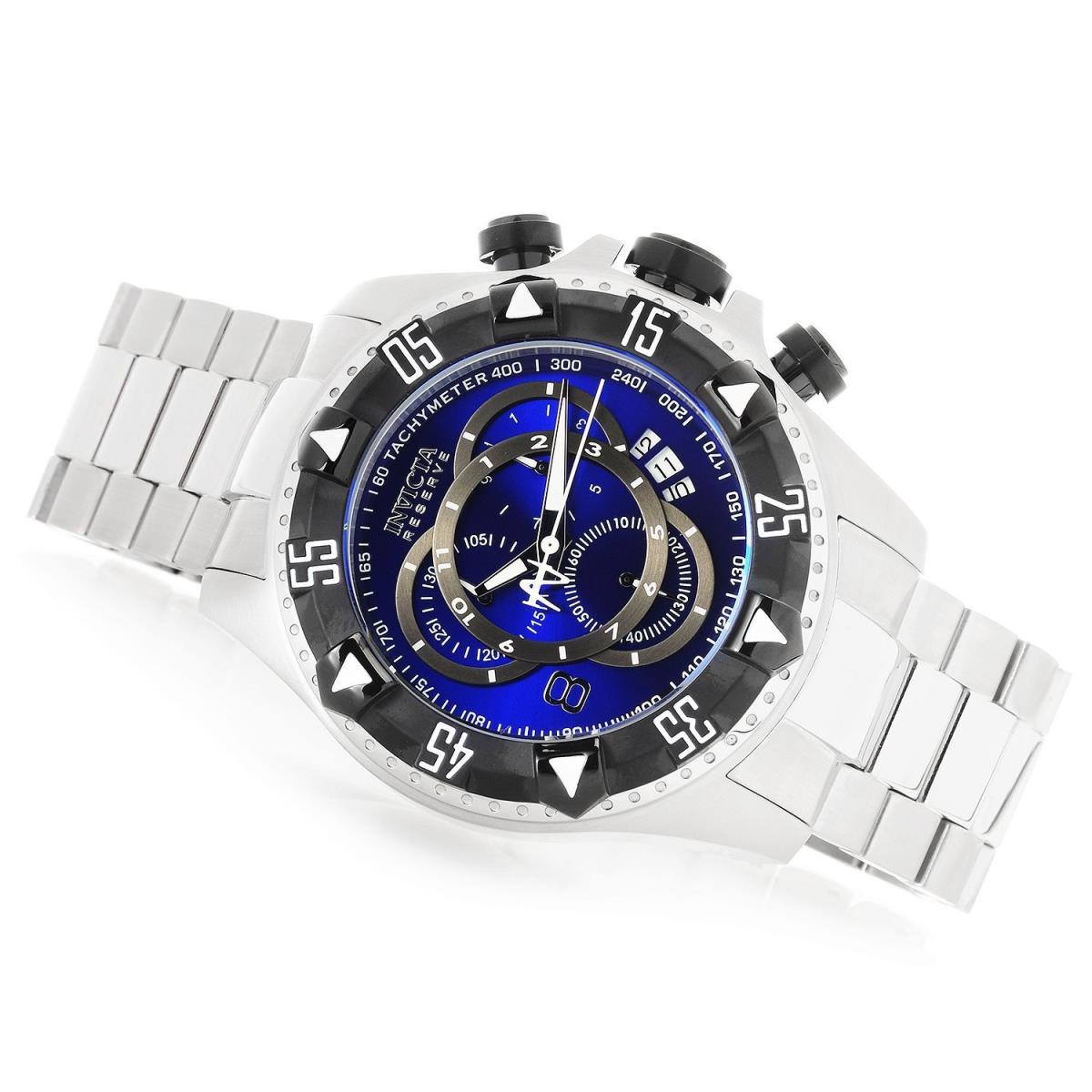 Invicta Reserve Men`s 52mm Excursion Swiss 1882 Chronograph Dial Bracelet Watch