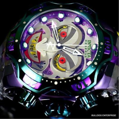 Invicta watch  - White Face, White Dial, Black Band 8