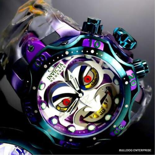 Invicta watch  - White Face, White Dial, Black Band 10
