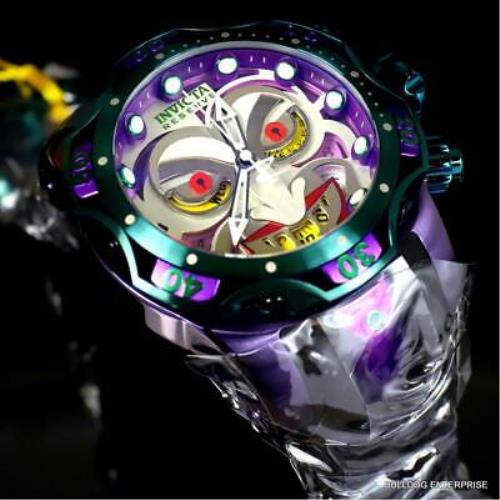 Invicta watch  - White Face, White Dial, Black Band 2