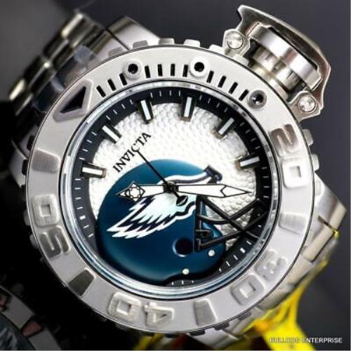 Invicta NFL Philadelphia Eagles Automatic Men's Watch - 44mm, Green (45058)