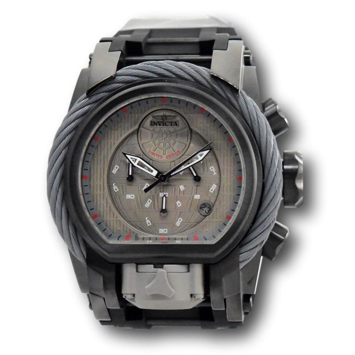 Invicta Star Wars Death Star Men`s 52mm Limited Edition Dual-time Watch 33861