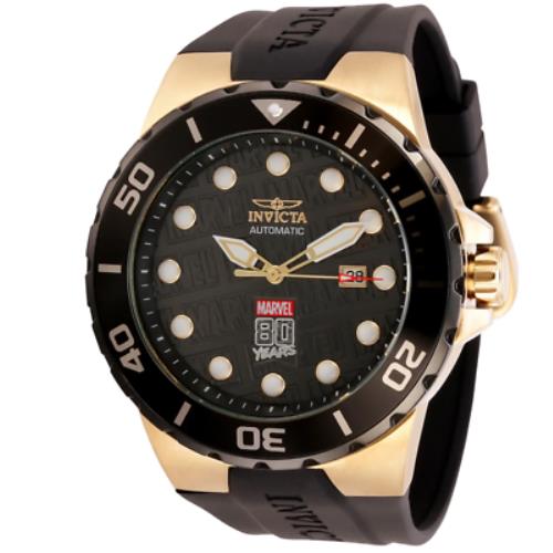 Invicta Marvel Logo Men Model 31861 - Men`s Watch Automatic Limited Ed 7/3000