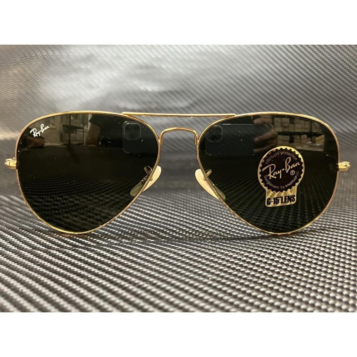 Ray Ban RB3025 181 Gold Aviator 62 mm Unisex Sunglasses