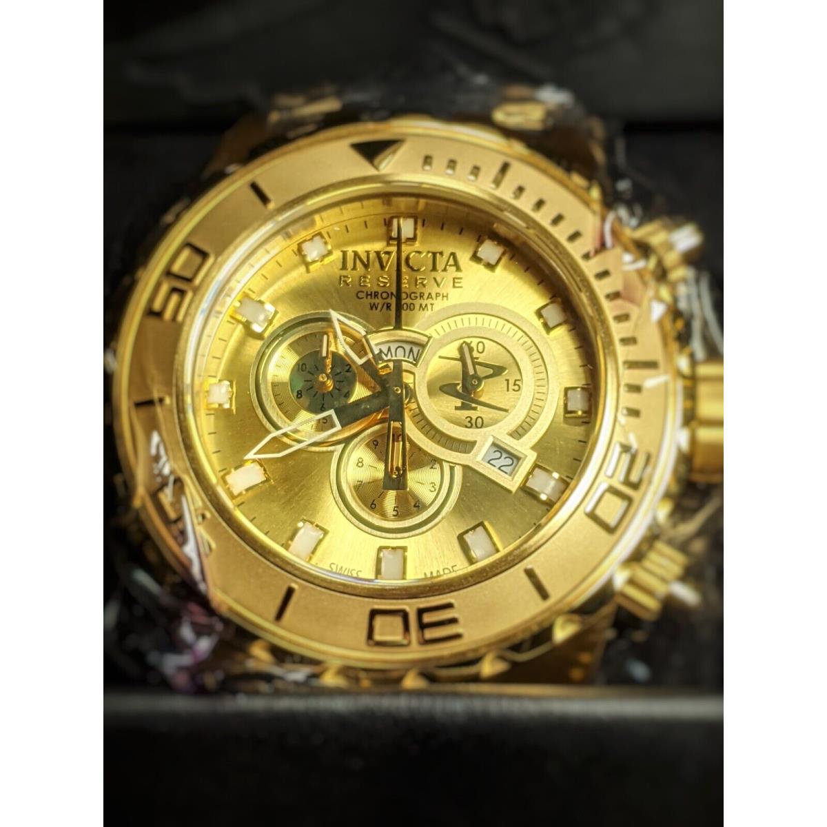 Invicta subaqua 18k gold plated cheap watch