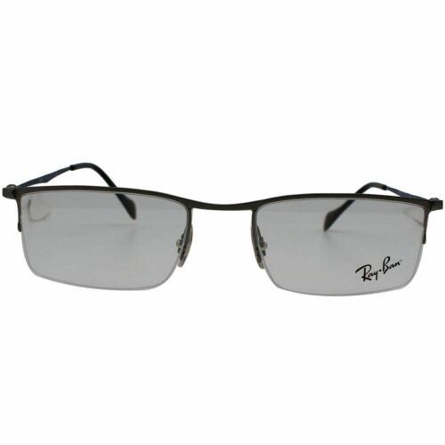 Ray-ban RX6291 2784 Gunmetal Blue Frame Eyeglasses Demo Lens