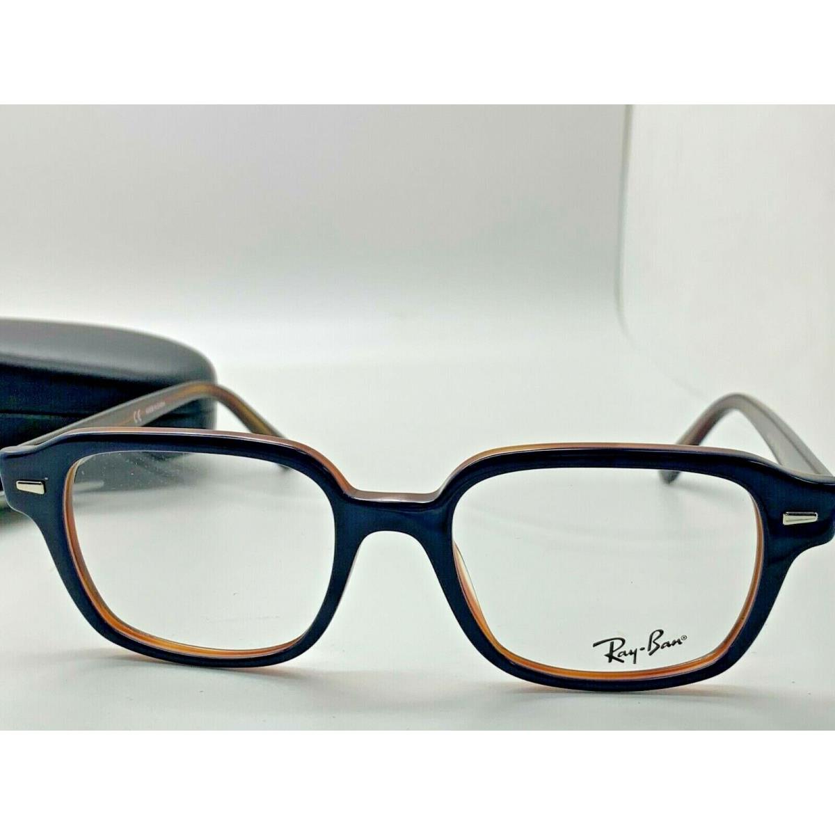 Ray-Ban eyeglasses  - Frame: DARK BLUE ON HAVANA 0