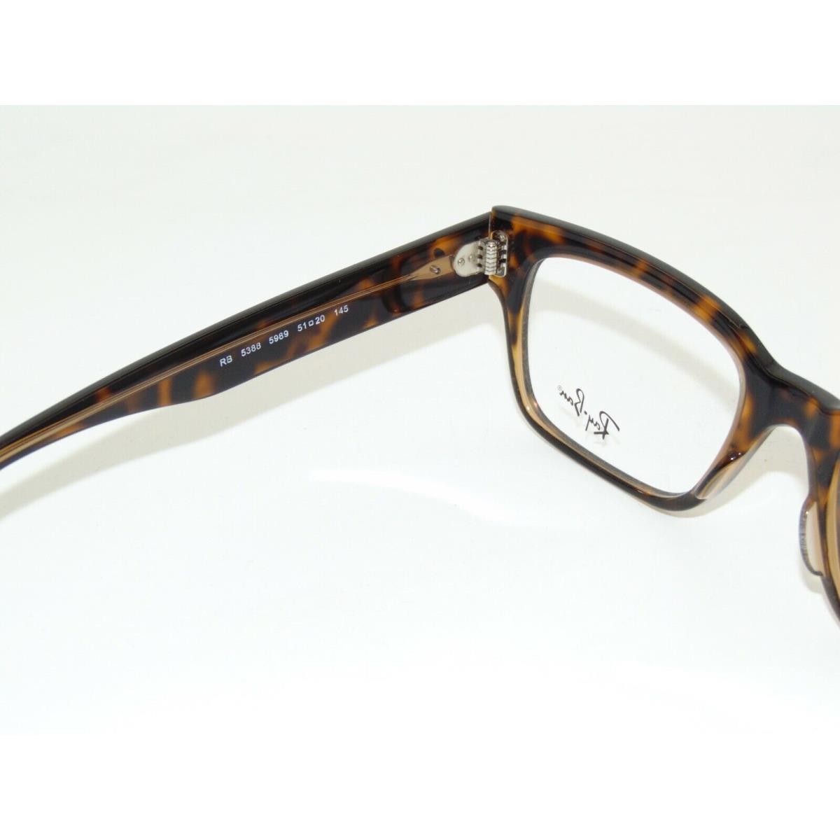 Ray-Ban eyeglasses  - Havana Tortoise Frame, Clear Demo Lens 2