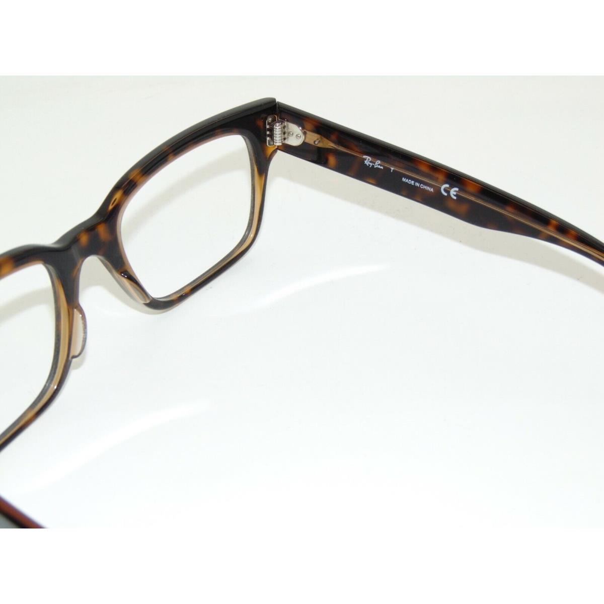 Ray-Ban eyeglasses  - Havana Tortoise Frame, Clear Demo Lens 3