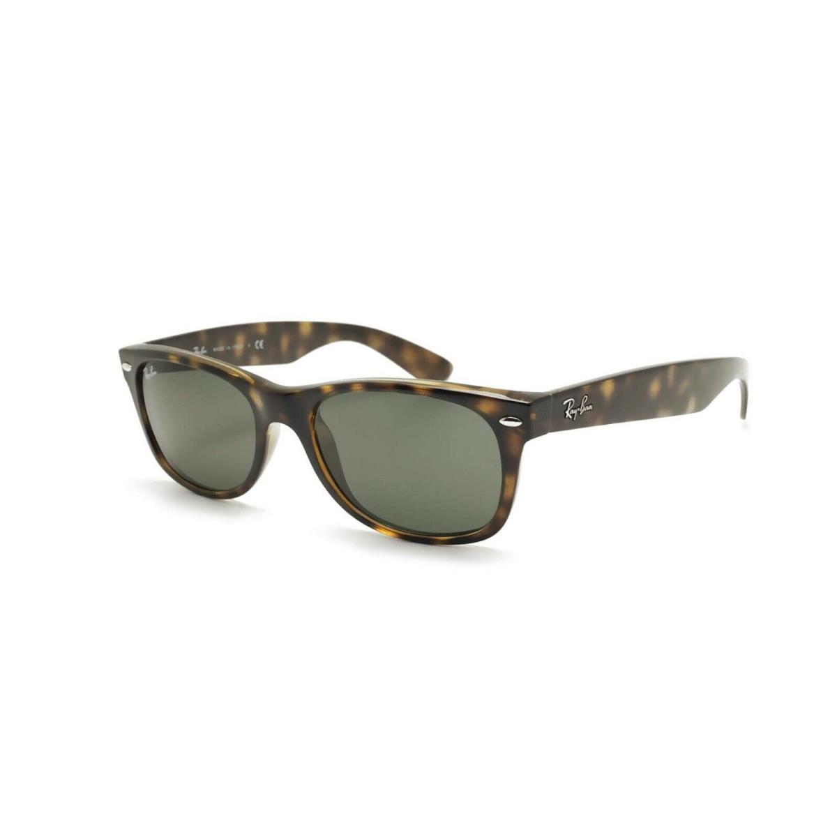 Ray-ban Wayfarer Tortoise Green Lens Sunglasses RB2132 902-52/ RB2132902-52