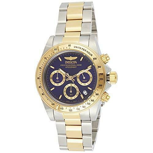 Invicta Men`s 3644 Speedway Collection Cougar Chronograph Watch - Silver/Gold/Blue