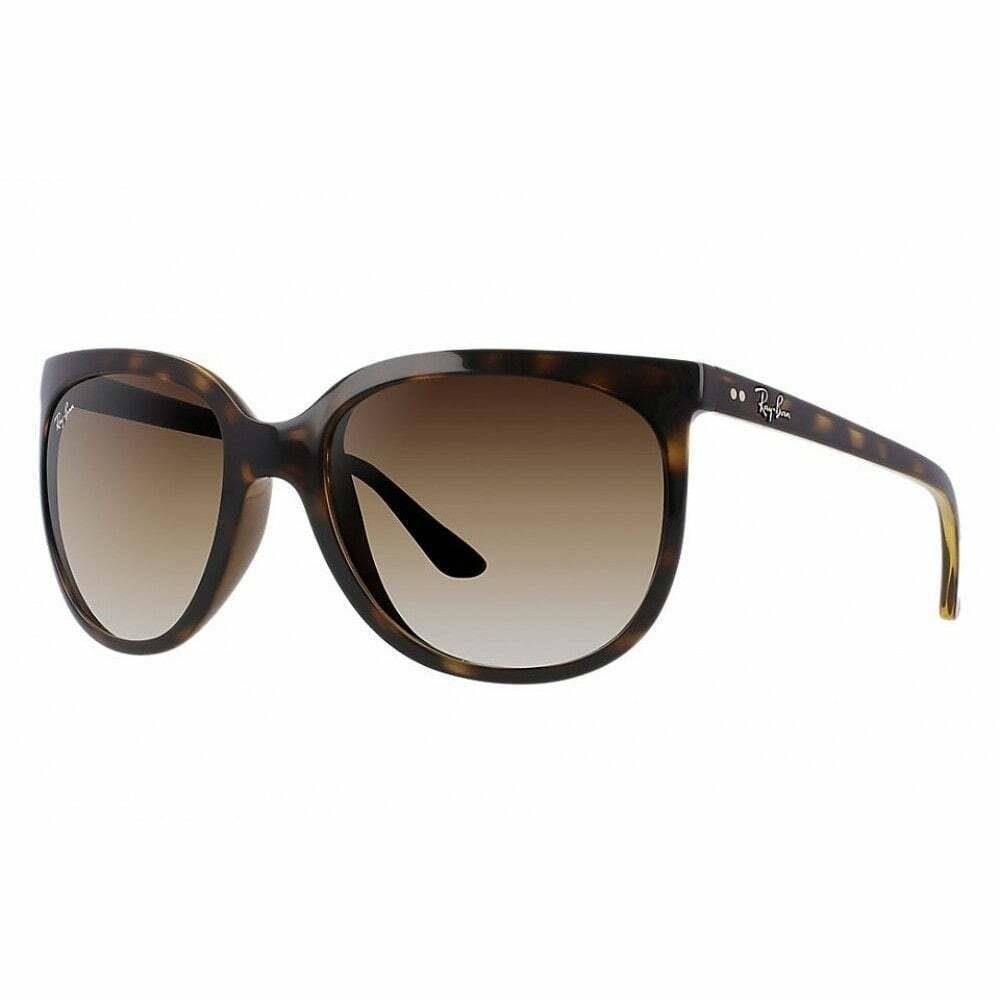 Ray-ban Cats 1000 Brown Gradient Sunglasses RB4126 710/51-57 - Brown Frame, Brown Lens