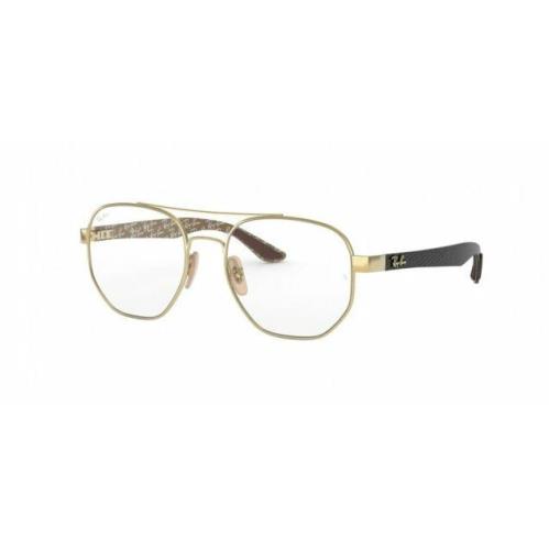 Ray Ban Eyeglasses RB8414 2500 Gold Frames Rx-able 51MM ST