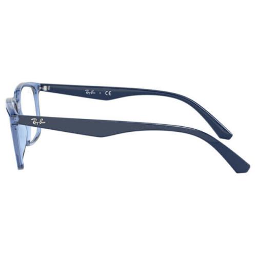 Ray Ban RX7176 5941 Transparent Blue Unisex Eyeglasses 54-17-140