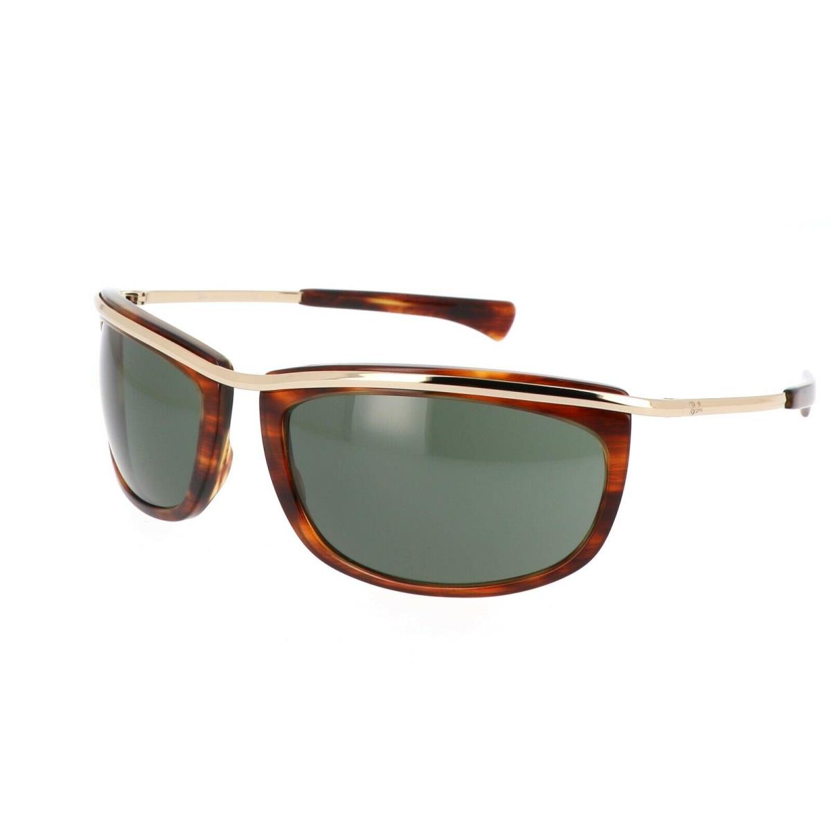 Ray-ban Olympian Tortoise Gold Sunglasses RB2319 954/31 62 / RB2319954/31-62 - Brown Frame, Green Lens