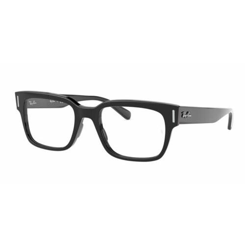 Ray-ban Jeffrey Eyeglasses RB 5388 2034 53-20 Black on Clear Rx-able Frames