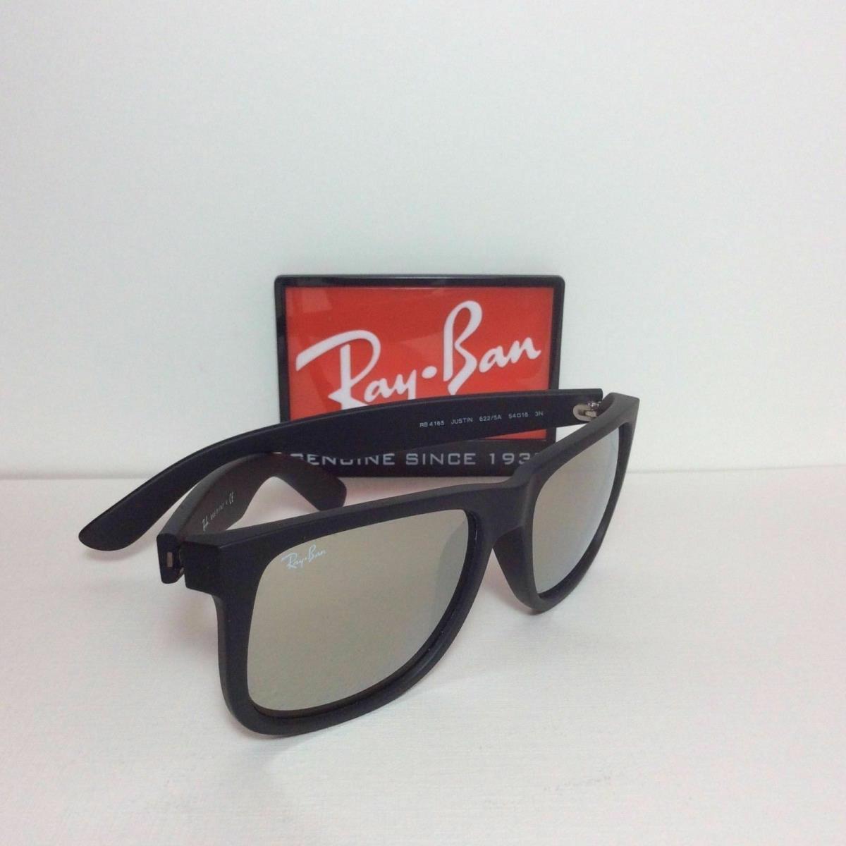 Ray-Ban sunglasses Justin - Black Frame, Gold Mirror Lens 1