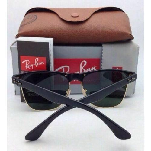 Ray-Ban sunglasses  - Demi-Shiny Black w/ Arista (gold) Frame, Crystal Green Lens 2