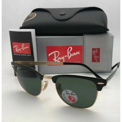 Ray-Ban sunglasses  - Black & Gold Frame, Green Polarized Lens 8