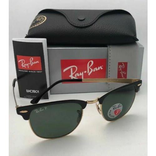 Ray-Ban sunglasses  - Black & Gold Frame, Green Polarized Lens 10
