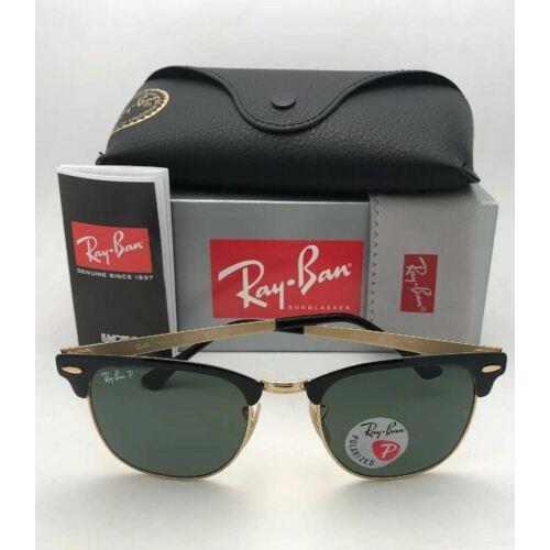 Ray-Ban sunglasses  - Black & Gold Frame, Green Polarized Lens 0