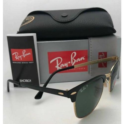Ray-Ban sunglasses  - Black & Gold Frame, Green Polarized Lens 4
