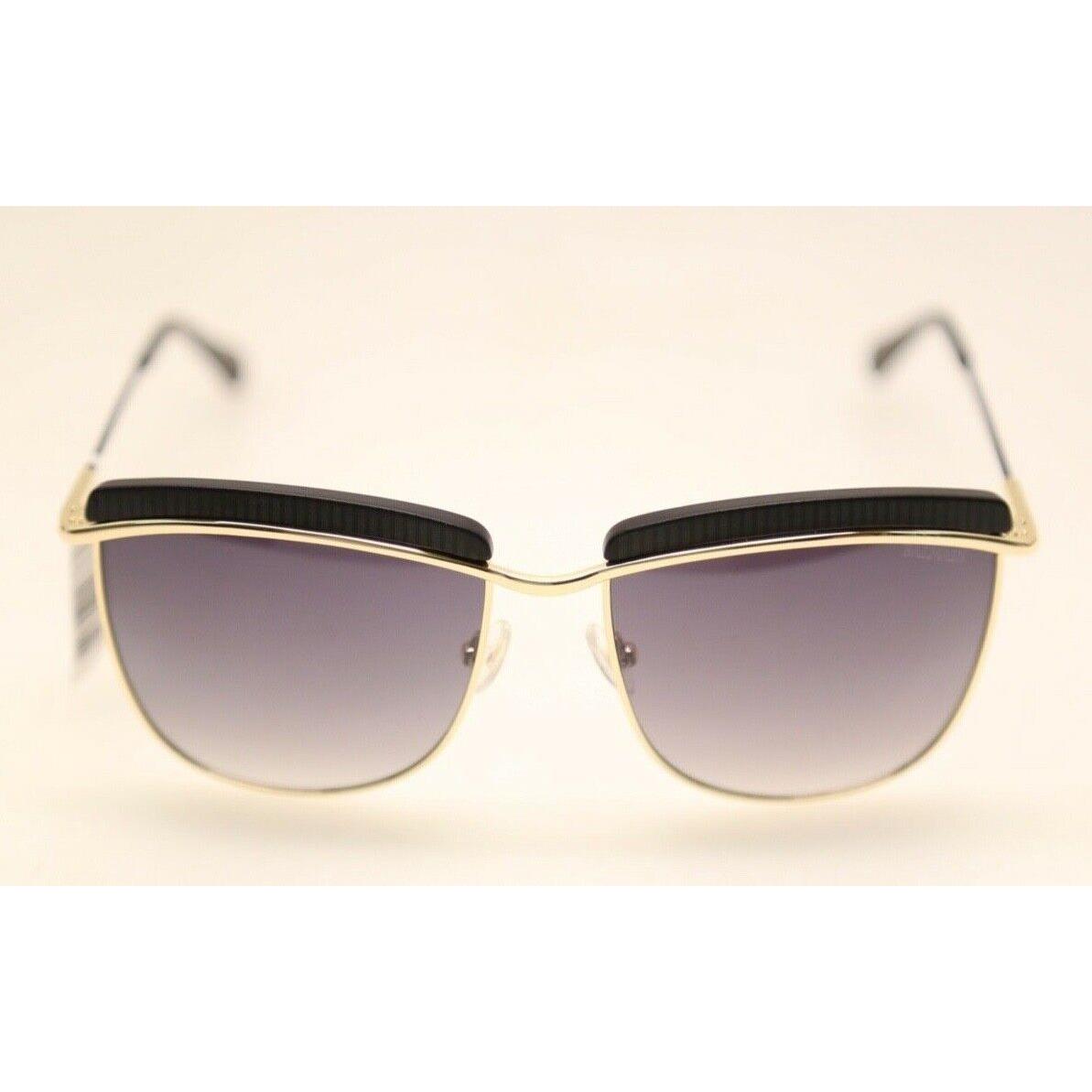 Balmain BL2521B C01 Gold Black/grey Lens Sunglasses 634