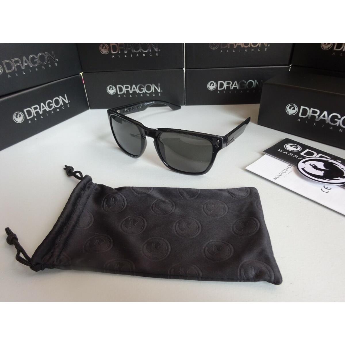 Dragon Monarch XL Jet Grey Polarized Sunglasses 2019