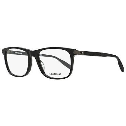 Montblanc Rectangular Eyeglasses MB0035O 005 Black 57mm 0035