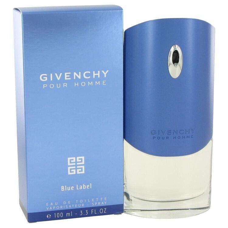 Givenchy Blue Label Cologne Men Perfume Eau De Toilette Spray 3.3 oz Edt