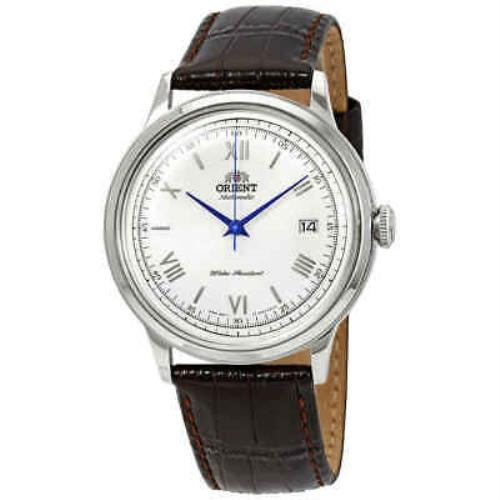 Orient 2nd Generation Bambino Automatic White Dial Men`s Watch FAC00009W0 - Dial: White, Band: Brown, Bezel: Silver-tone