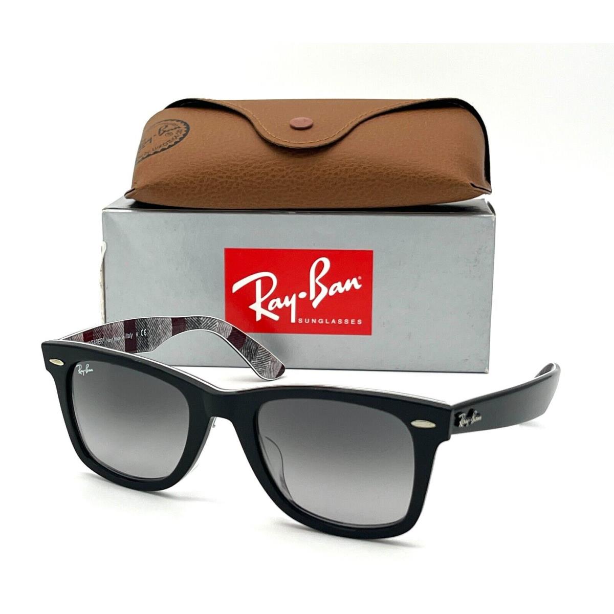 Ray Ban Wayfarer RB2140 13183A Black / Gray 52mm Sunglasses