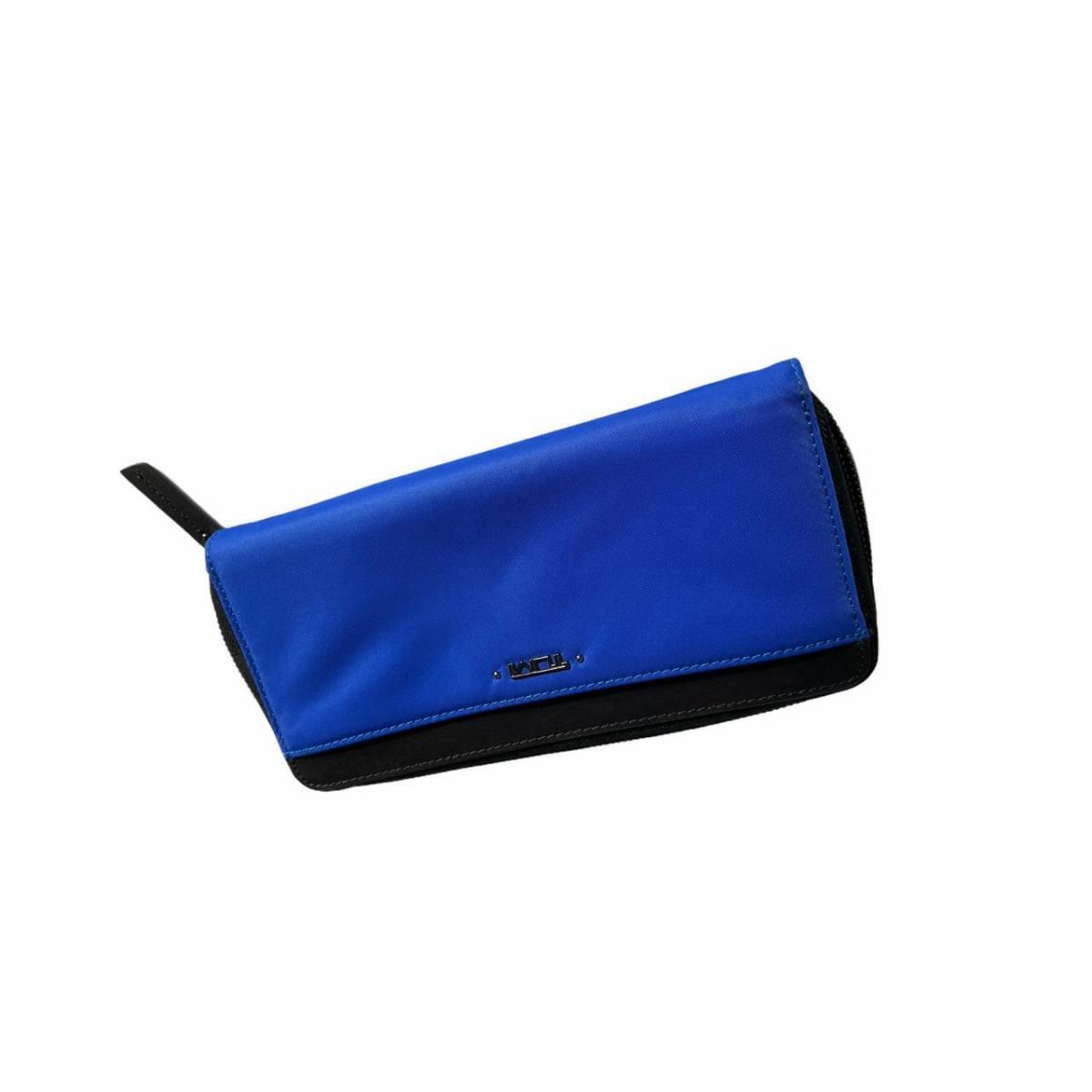 Tumi Vista Slg Slg Zip-around Dazzling Blue Continental Wallet 04843802DBLO