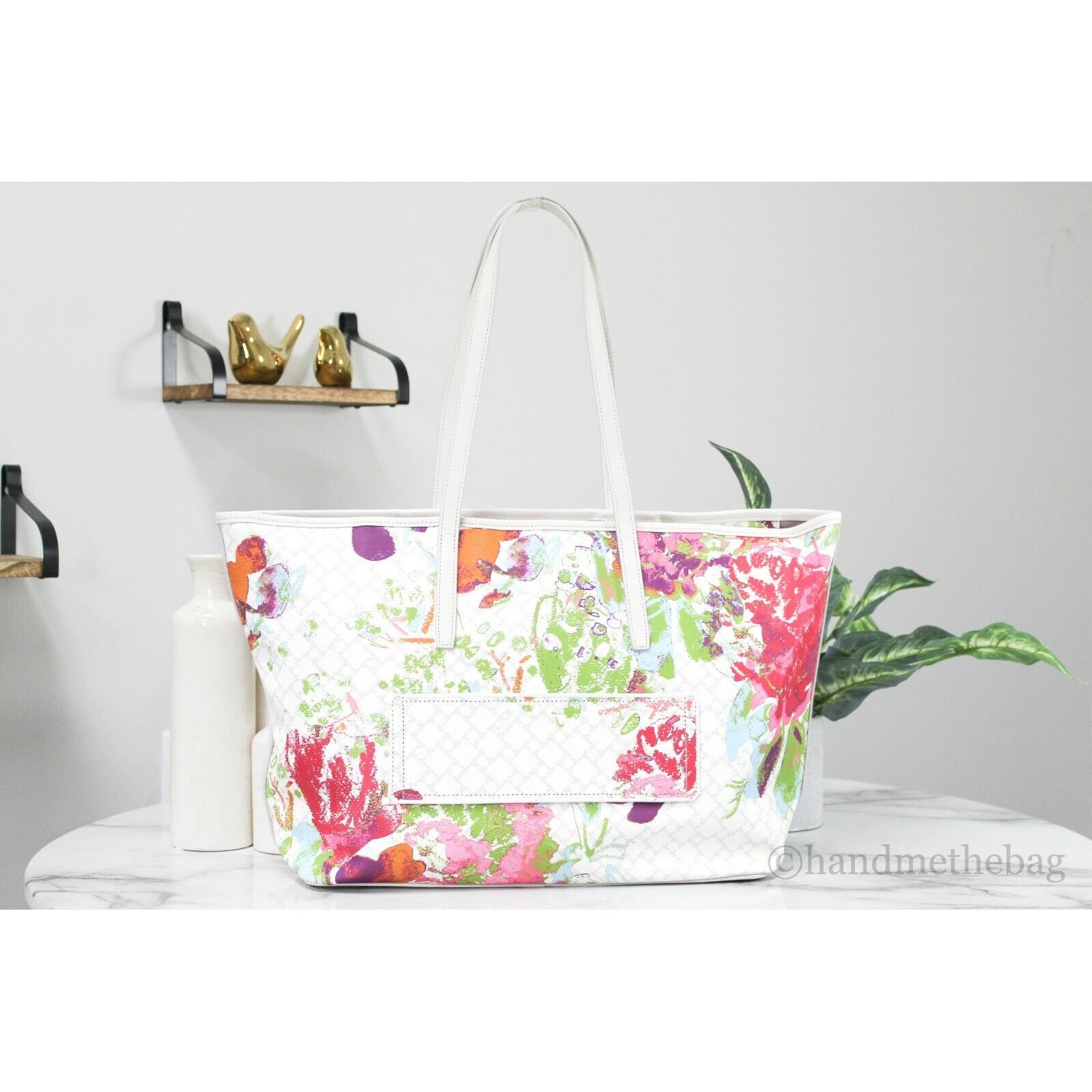 tumi floral tote