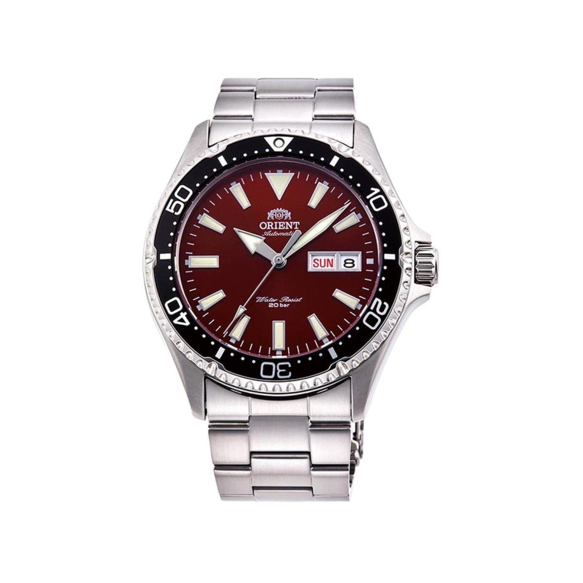 Orient Mens Analogue Automatic Watch with Stainless Steel Strap