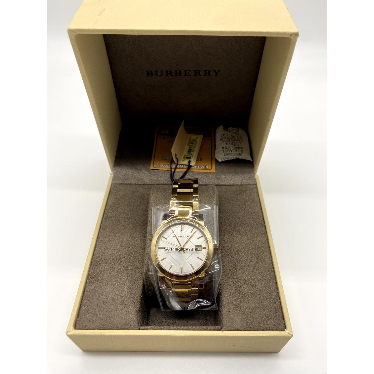 Burberry watch Ladies - Gold Dial, Gold Band 0