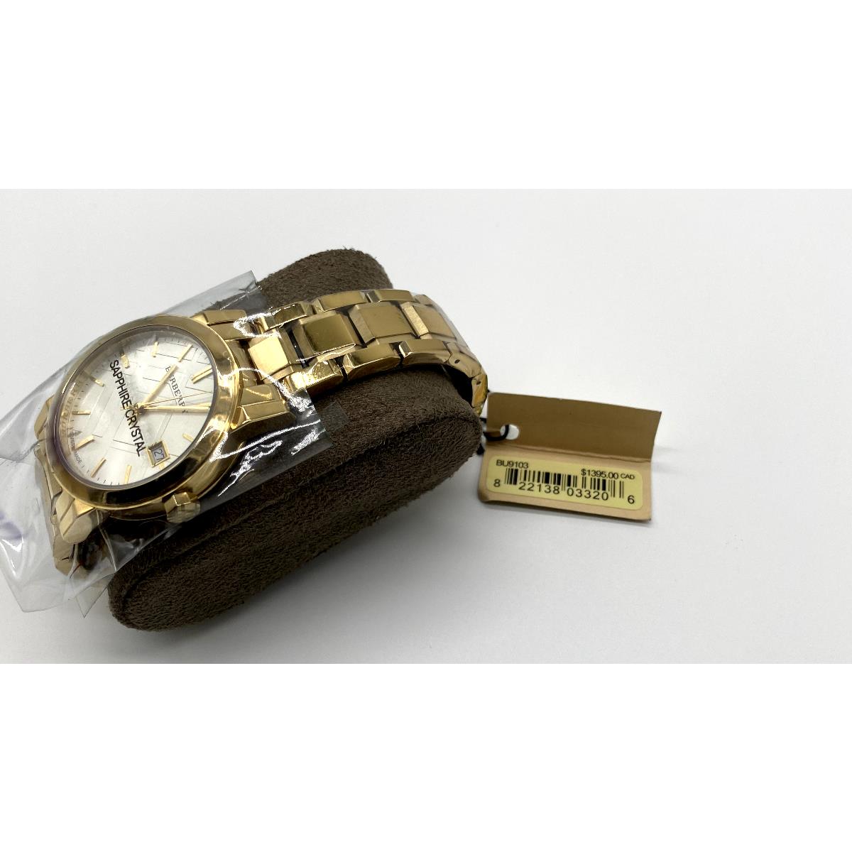Burberry watch Ladies - Gold Dial, Gold Band 2