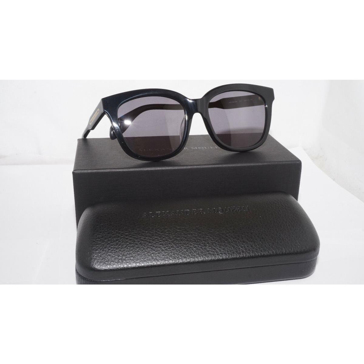 Alexander Mcqueen Sunglasses Black Grey AM0068SK 001 55 18 150