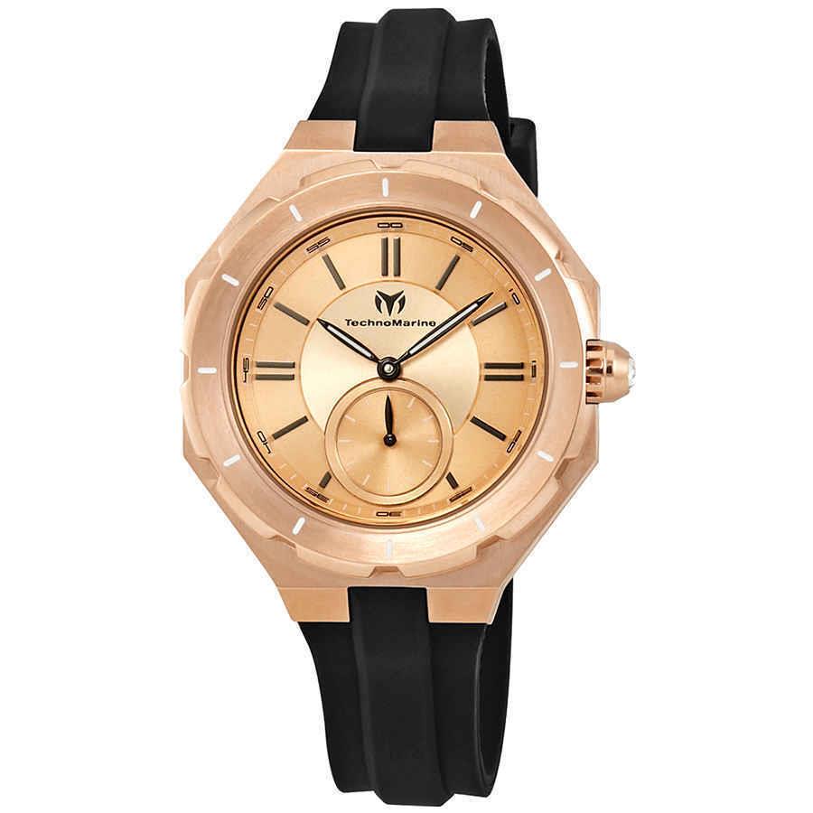 Technomarine Cruise Sea Rose Gold Dial Ladies Watch TM-118007