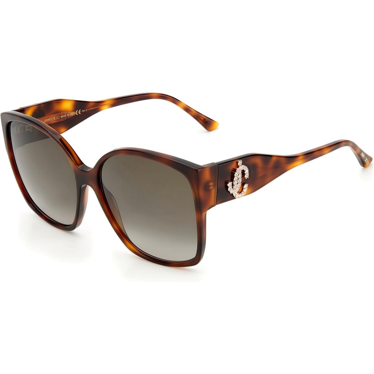 Jimmy Choo Jch Noemi Sunglasses 0086 Dark Havana