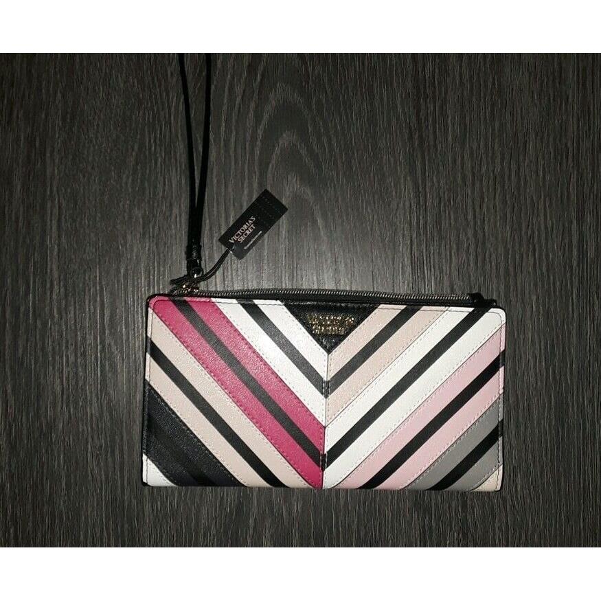 Victoria Secret Multi Chevron Slim Wristlet/wallet