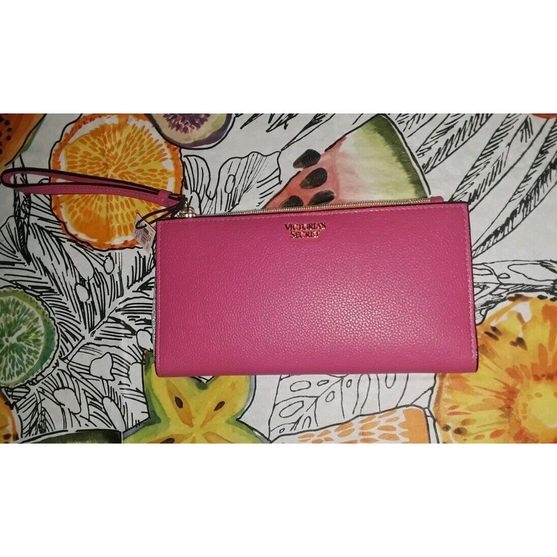 Victoria Secret Pink Colorblock Slim Wristlet/wallet