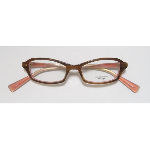 Oliver Peoples Cylia Prestigious Brand Adults Eyeglass Frame/glasses/eyewear Brown