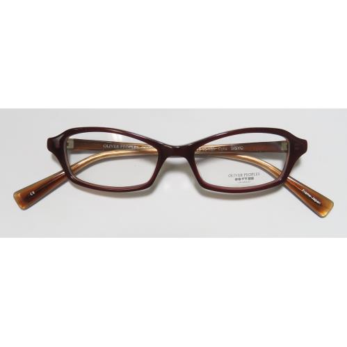 Oliver Peoples Cylia Prestigious Brand Adults Eyeglass Frame/glasses/eyewear Burgundy