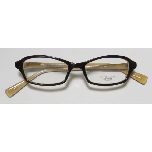 Oliver Peoples Cylia Prestigious Brand Adults Eyeglass Frame/glasses/eyewear Dark Brown